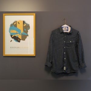 Hollister Gray Button-Down - Small (M)